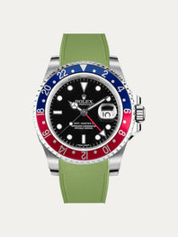 Rolex – R Premium Strap - Cordura-pattern rubber watch strap for non-ceramic GMT Master II & Jubilee bracelet