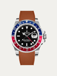 Rolex – R Premium Strap - Cordura-pattern rubber watch strap for non-ceramic GMT Master II & Jubilee bracelet