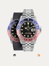 Rolex – R Premium Strap - Cordura pattern rubber watch strap for GMT Master & Jubilee watch strap