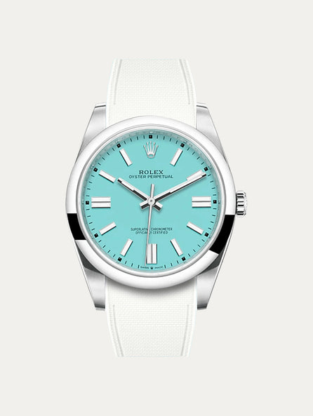 Rolex – R strap Premium - Bracelet-montre caoutchouc motif cordura pour Oyster Perpetual 41mm