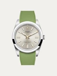 Rolex – R strap Premium - Cordura pattern rubber watch strap for Oyster Perpetual 41mm