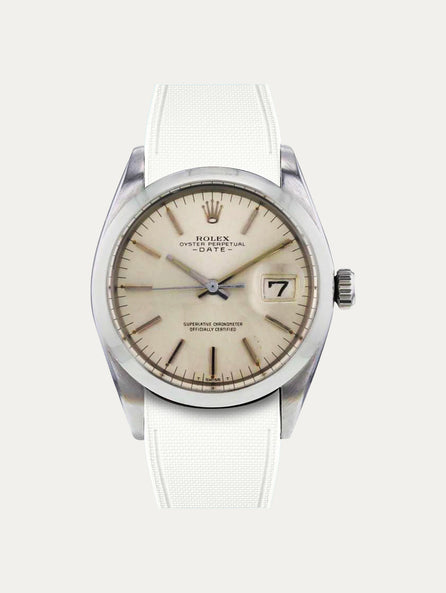 Rolex – R strap Premium - Bracelet-montre caoutchouc motif cordura pour Oyster Perpetual Date 35mm