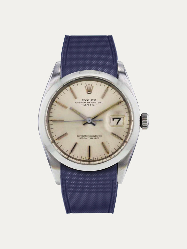 Rolex – R strap Premium – Cordura-pattern rubber watch strap for Oyster Perpetual Date 35mm