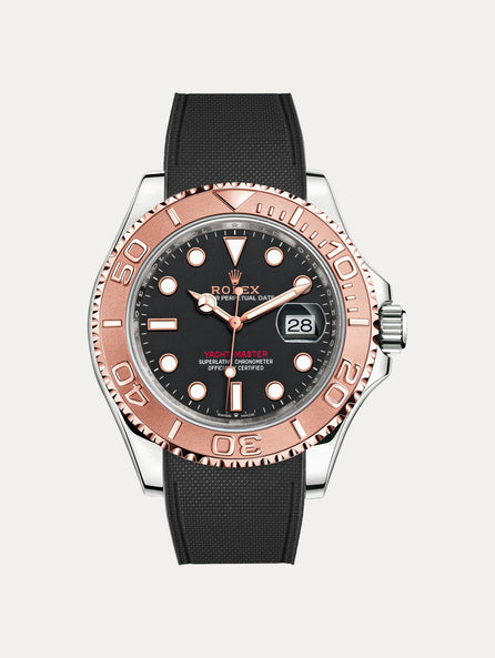 Rolex – R strap Premium - Bracelet-montre caoutchouc motif cordura pour Yachtmaster 40mm & bracelet Oyster