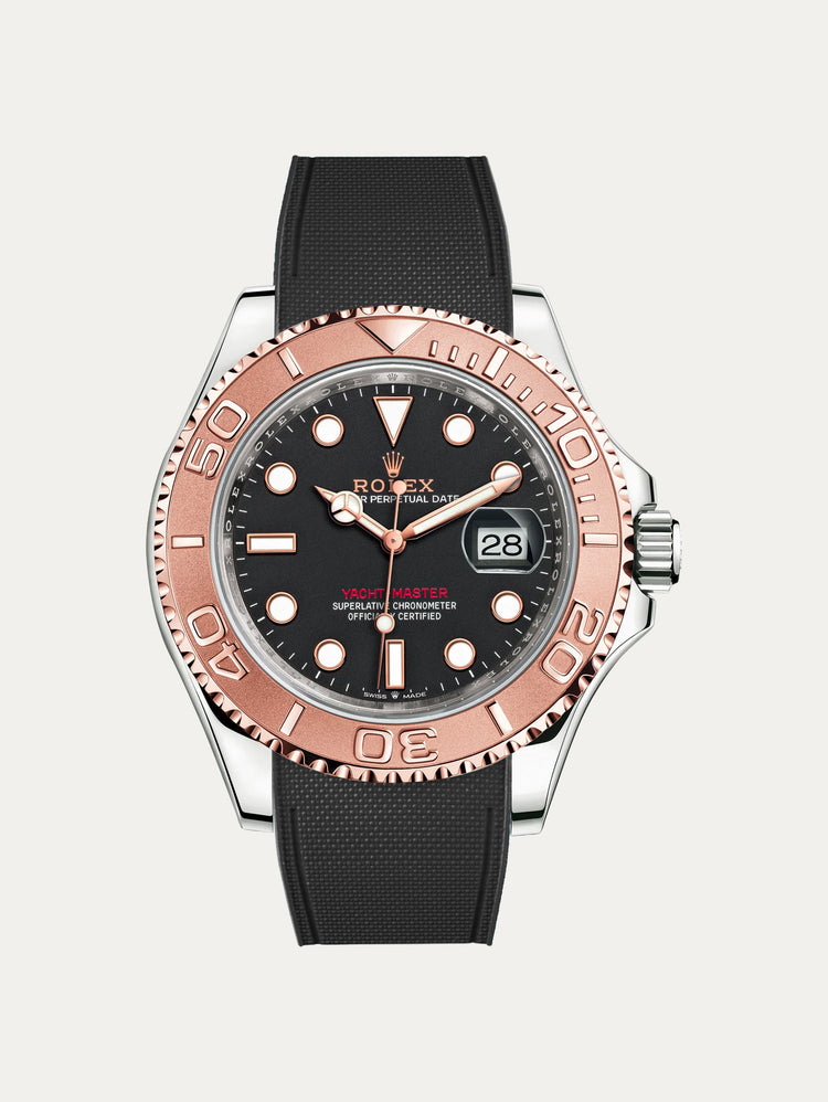 Rolex – R strap Premium - Bracelet-montre caoutchouc motif cordura pour Yachtmaster 40mm & bracelet Oyster