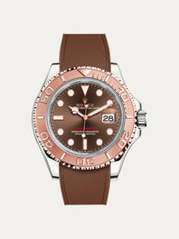 Rolex – R strap Premium - Bracelet-montre caoutchouc motif cordura pour Yachtmaster 40mm & bracelet Oyster