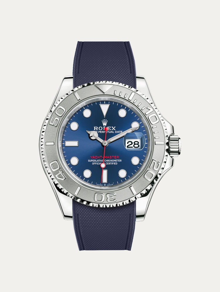 Rolex – R strap Premium - Bracelet-montre caoutchouc motif cordura pour Yachtmaster 40mm & bracelet Oyster