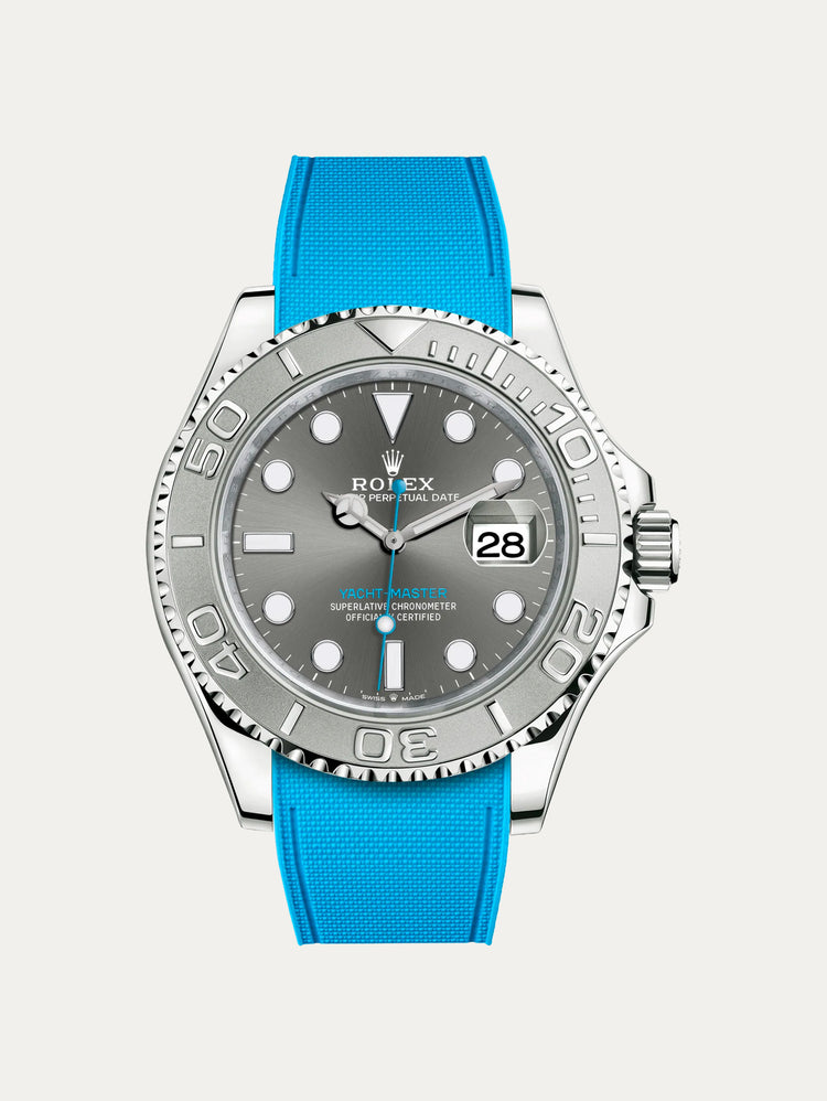 Rolex – R strap Premium - Bracelet-montre caoutchouc motif cordura pour Yachtmaster 40mm & bracelet Oyster