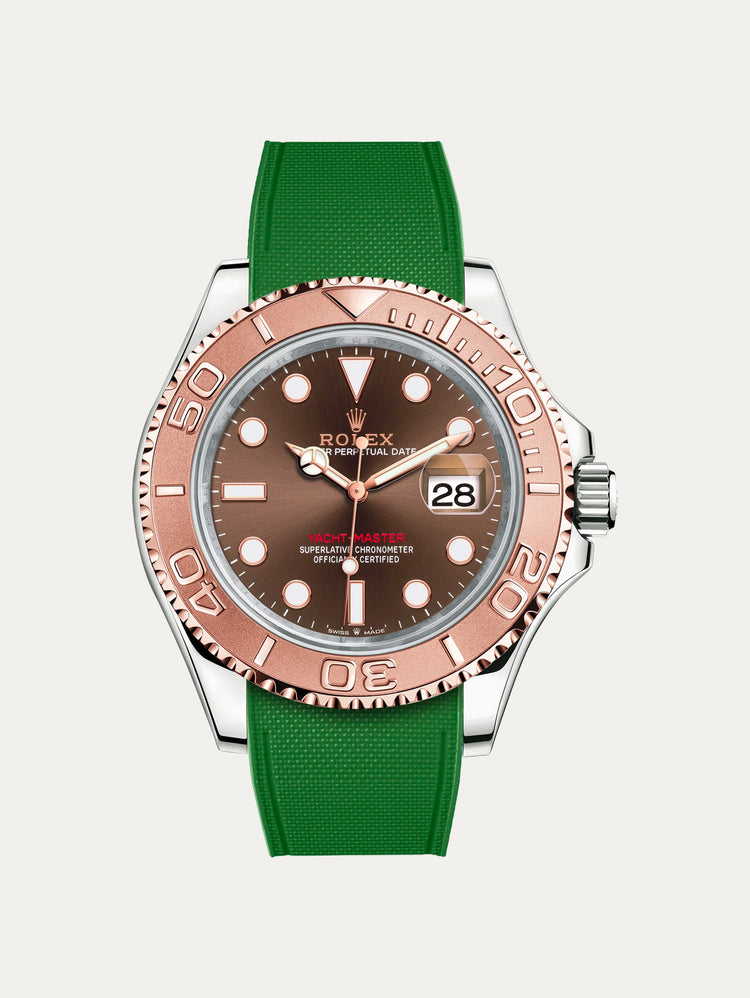 Rolex – R strap Premium - Bracelet-montre caoutchouc motif cordura pour Yachtmaster 40mm & bracelet Oyster