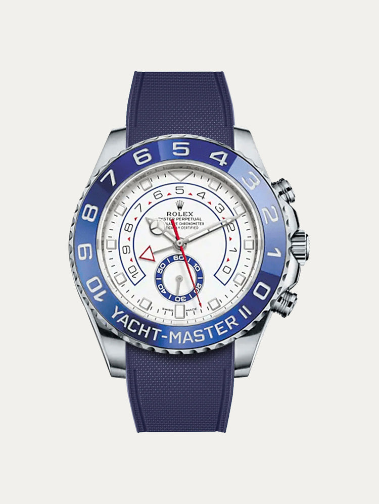 Rolex – R strap Premium - Bracelet-montre caoutchouc motif cordura pour Yachtmaster II 44mm & bracelet Oyster