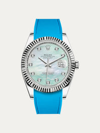 Rolex – R strap Premium - Bracelet-montre caoutchouc motif cordura pour Datejust 41mm II (pre-2016) & bracelet Oyster