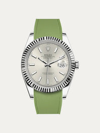 Rolex – R strap Premium - Bracelet-montre caoutchouc motif cordura pour Datejust 41mm II (pre-2016) & bracelet Oyster