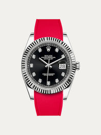 Rolex – R strap Premium - Bracelet-montre caoutchouc motif cordura pour Datejust 41mm II (pre-2016) & bracelet Oyster
