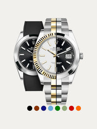 Rolex – R strap Premium - Bracelet-montre caoutchouc motif cordura pour Datejust 41mm II (pre-2016) & bracelet Oyster