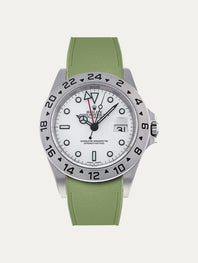 Rolex – R strap Premium - Bracelet-montre caoutchouc motif cordura pour Explorer II 40mm (16570) & bracelet Oyster