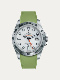 Rolex – R strap Premium - Bracelet-montre caoutchouc motif cordura pour Explorer II 42mm (216570) & bracelet Oyster
