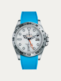 Rolex – R strap Premium - Bracelet-montre caoutchouc motif cordura pour Explorer II 42mm (216570) & bracelet Oyster