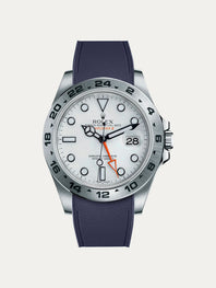 Rolex – R strap Premium - Bracelet-montre caoutchouc motif cordura pour Explorer II 42mm (216570) & bracelet Oyster