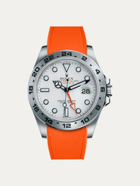 Rolex – R strap Premium - Bracelet-montre caoutchouc motif cordura pour Explorer II 42mm (216570) & bracelet Oyster