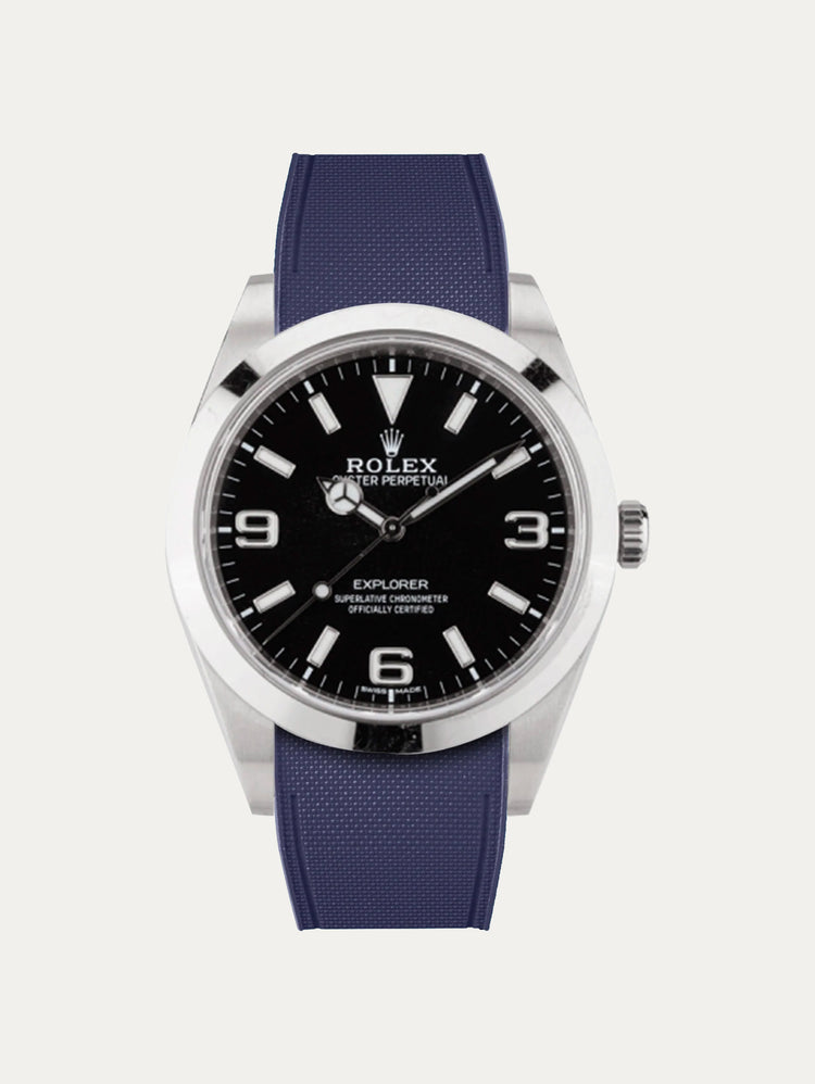 Rolex – R strap Premium - Cordura pattern rubber watch strap for Explorer I 39mm & Oyster bracelet