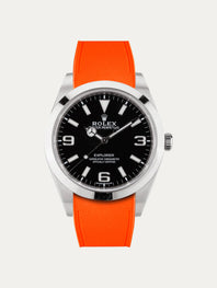 Rolex – R strap Premium - Cordura pattern rubber watch strap for Explorer I 39mm & Oyster bracelet