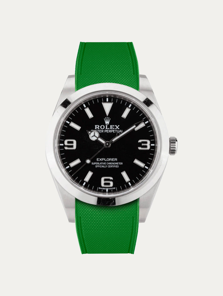 Rolex – R strap Premium - Cordura pattern rubber watch strap for Explorer I 39mm & Oyster bracelet