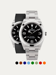 Rolex – R strap Premium - Cordura pattern rubber watch strap for Explorer I 39mm & Oyster bracelet