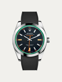 Rolex – R strap Premium - Bracelet-montre caoutchouc motif cordura pour Milgauss 40mm & bracelet Oyster