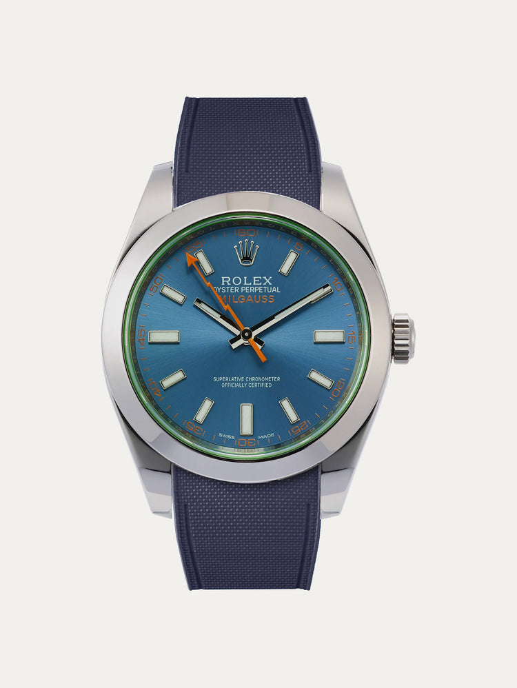 Rolex – R strap Premium - Bracelet-montre caoutchouc motif cordura pour Milgauss 40mm & bracelet Oyster
