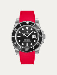 Rolex – R strap Premium - Cordura pattern rubber watch strap for Submariner 40mm non-ceramic (pre 2010) & Oyster buckle