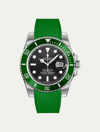 Rolex – R strap Premium - Cordura pattern rubber watch strap for Submariner 40mm non-ceramic (pre 2010) & Oyster buckle