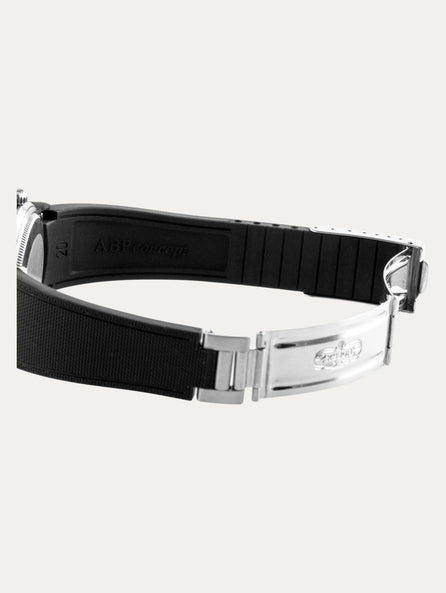 Rolex – R strap Premium - Bracelet-montre caoutchouc motif cordura pour Daytona & bracelet Oyster