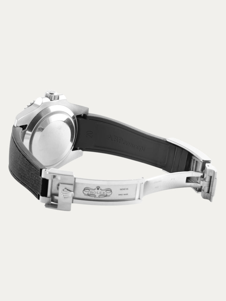 Rolex – R strap Premium - Bracelet-montre caoutchouc motif cordura pour Yachtmaster 40mm & bracelet Oyster