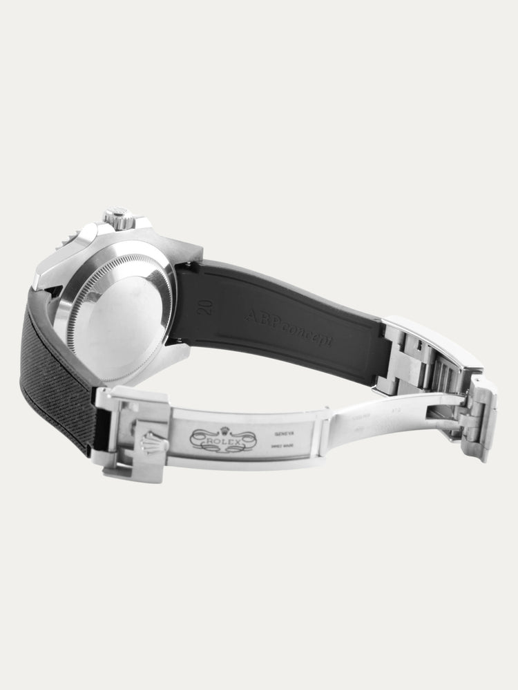 Rolex – R strap Premium - Bracelet-montre caoutchouc motif cordura pour Airking & bracelet Oyster