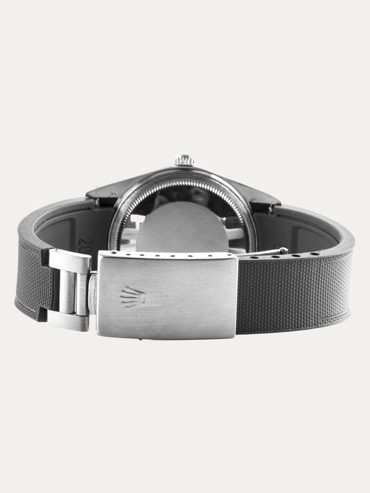 Rolex – R strap Premium – Cordura-pattern rubber watch strap for Oyster Perpetual Date 35mm