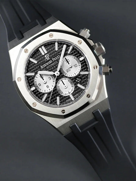 Audemars Piguet - Rubber B - Bracelet caoutchouc pour Royal Oak 41mm sur métal - Série Velcro®