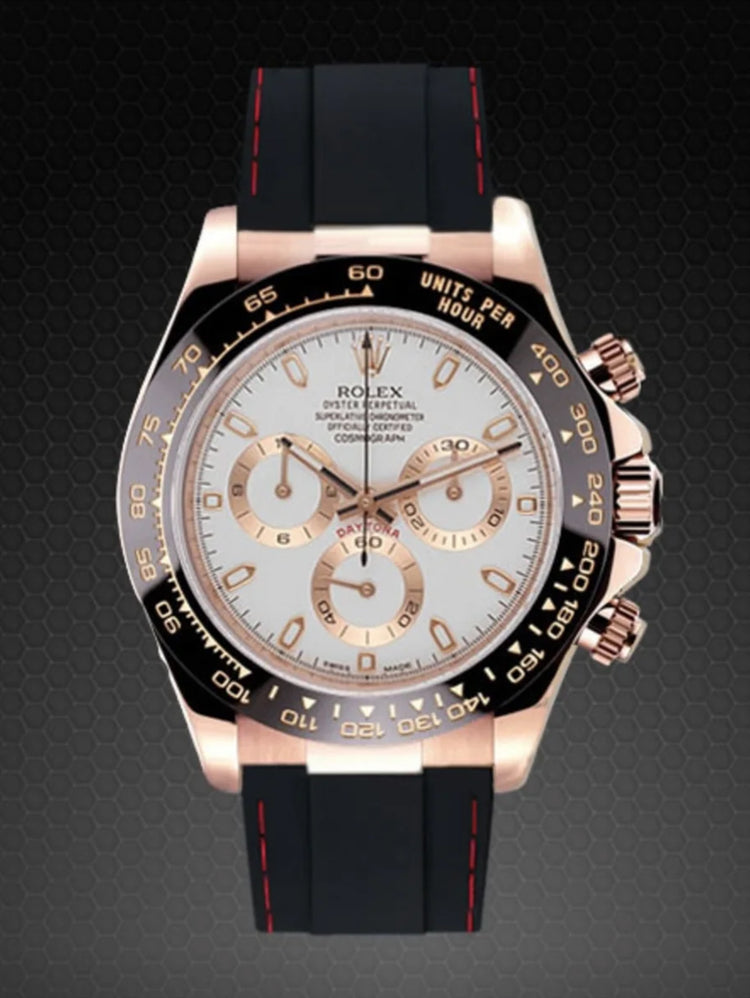 Rolex - Rubber B - Rubber strap for rose gold Daytona leather