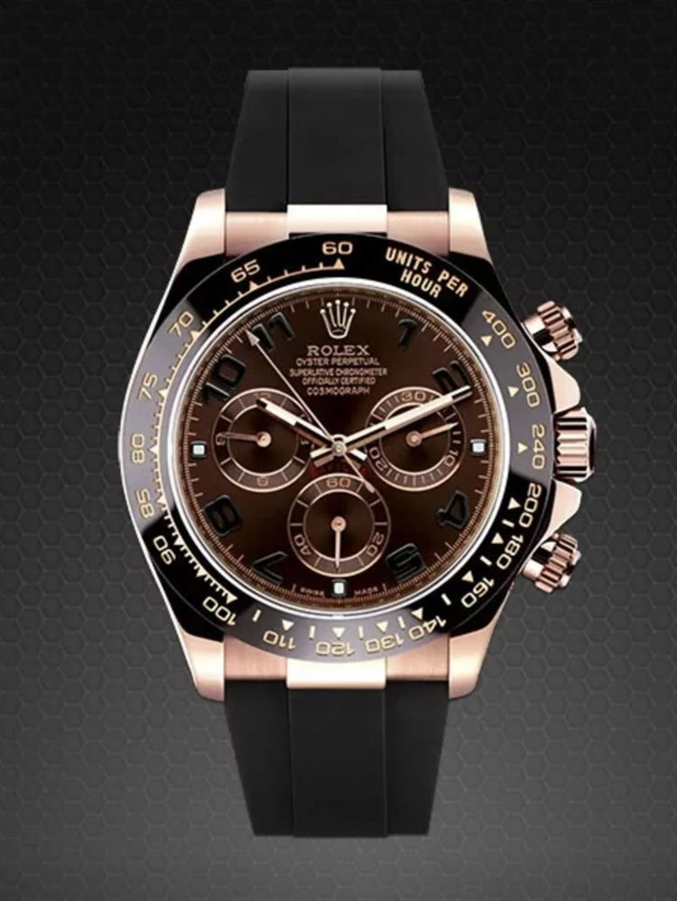 Rolex - Rubber B - Rubber strap for rose gold Daytona leather