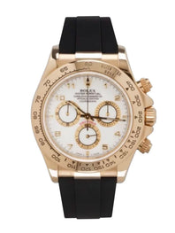 Rolex - Rubber B - Bracelet caoutchouc pour Daytona sur cuir YG / WG