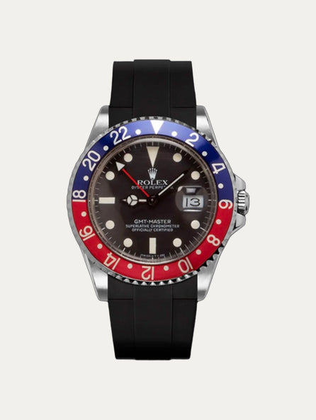 Rolex - Rubber B - Bracelet caoutchouc pour GMT Master - Série boucle ardillon