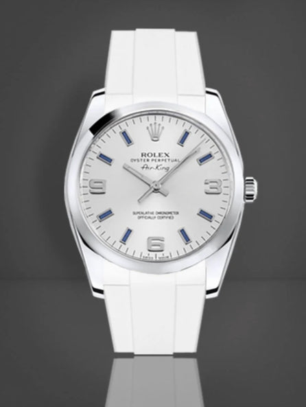 Rolex - Rubber B - Bracelet caoutchouc pour Air King 34mm - Série classique
