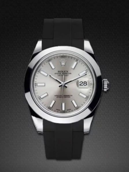 Rolex - Rubber B - Bracelet caoutchouc pour Datejust II 41 mm - Série classique
