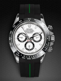 Rolex - Rubber B - Bracelet caoutchouc Daytona Ceramic Bezel Oyster Bracelet (Pre-2023) - Série boucle ardillon