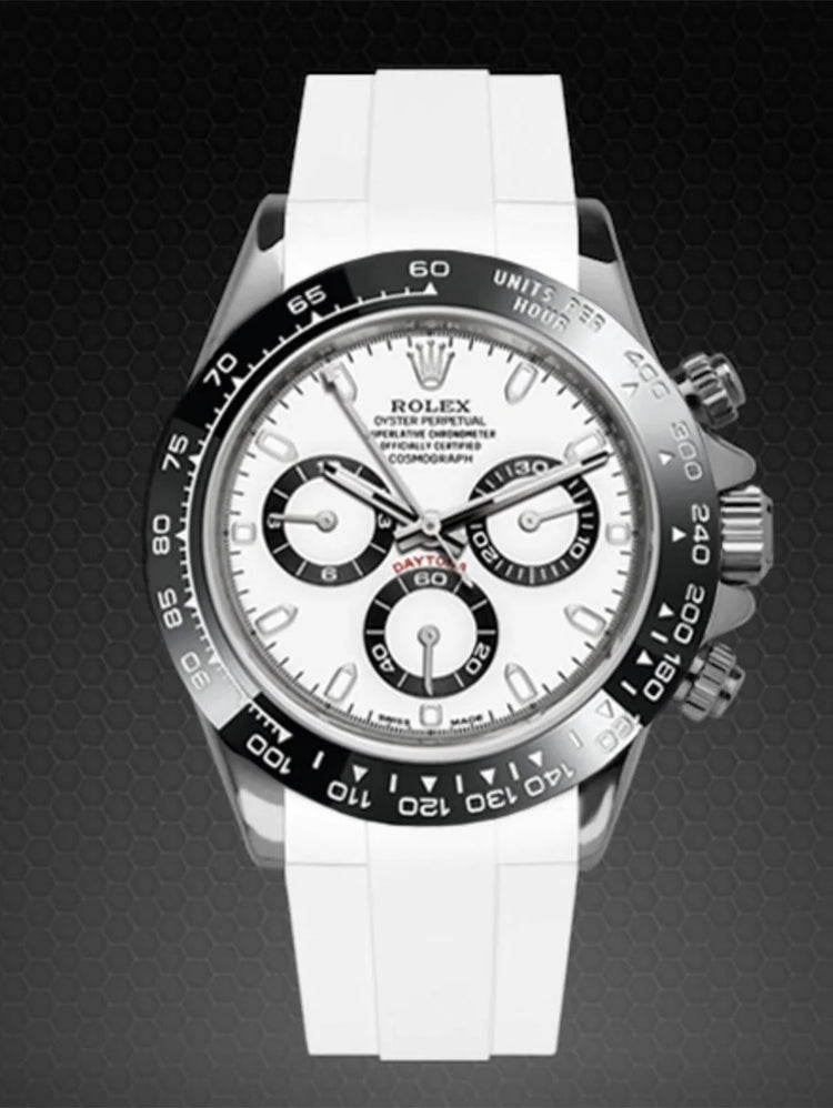 Rolex - Rubber B - Bracelet caoutchouc Daytona Ceramic Bezel Oyster Bracelet (Pre-2023) - Série boucle ardillon