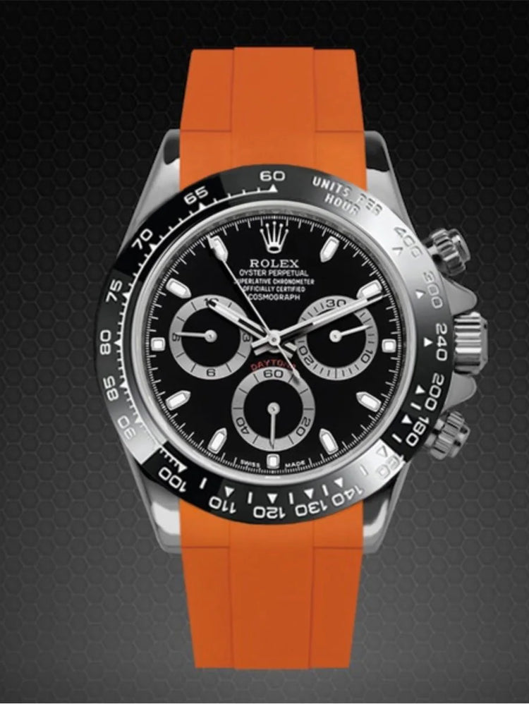 Rolex - Rubber B - Bracelet caoutchouc Daytona Ceramic Bezel Oyster Bracelet (Pre-2023) - Série boucle ardillon