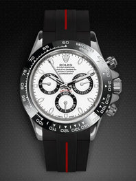 Rolex - Rubber B - Bracelet caoutchouc Daytona Ceramic Bezel Oyster Bracelet (Pre-2023) - Série boucle ardillon