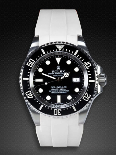 Rolex - Rubber B - Bracelet caoutchouc pour Deepsea 116660 - Série boucle ardillon