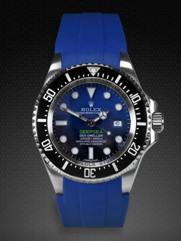 Rolex - Rubber B - Rubber Strap for Deepsea 116660 - Tang Buckle Series