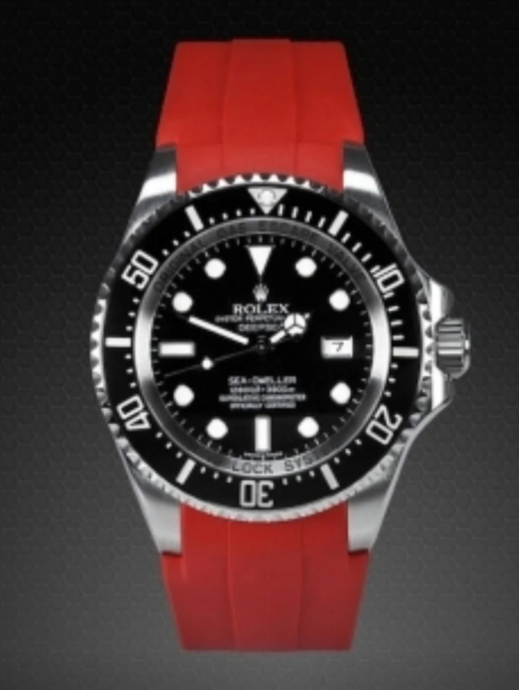 Rolex - Rubber B - Rubber Strap for Deepsea 116660 - Tang Buckle Series