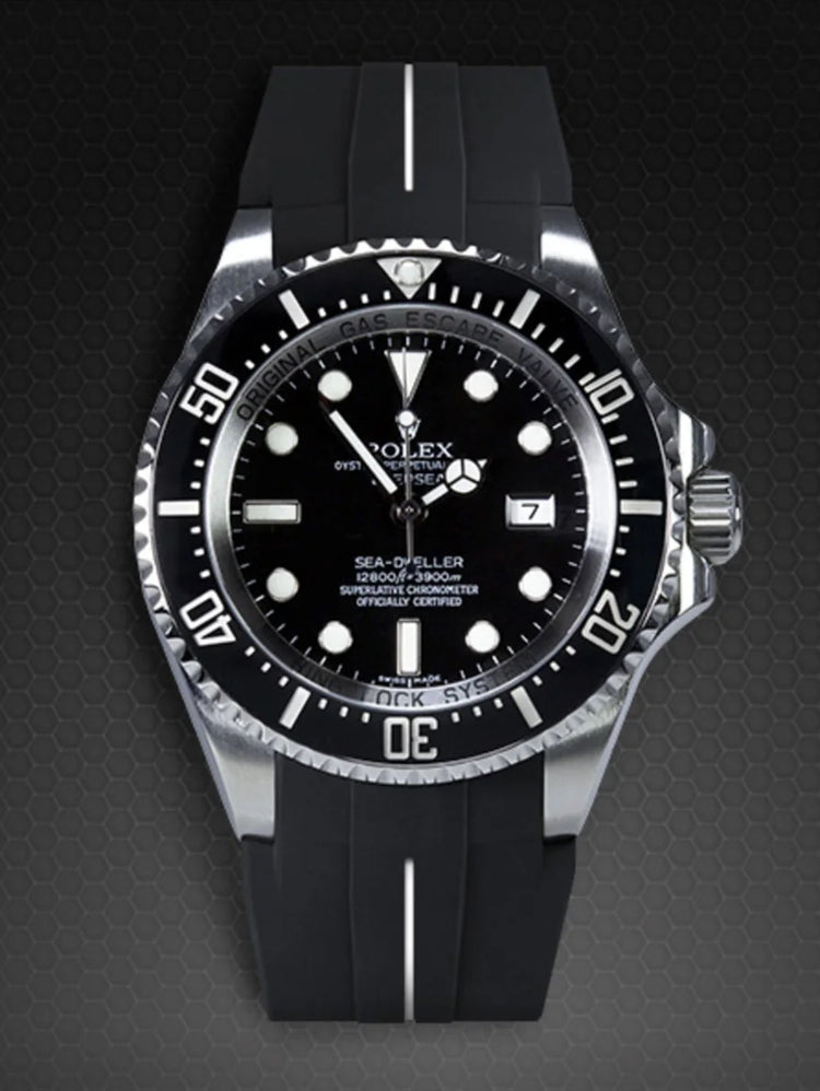 Rolex - Rubber B - Rubber Strap for Deepsea 116660 - Tang Buckle Series